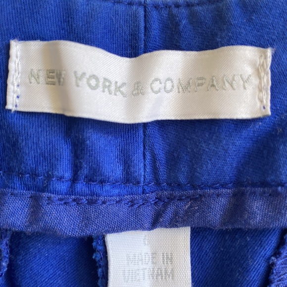 New York & Company Womens Super Comfy Flat Front Stretch Trousers Pants, Size 6 - Picture 7 of 9